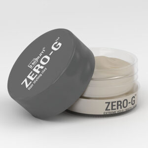 Zero-G Hairstyling Clay for extreme hold and matte finish. Recommended for wavy curly hair